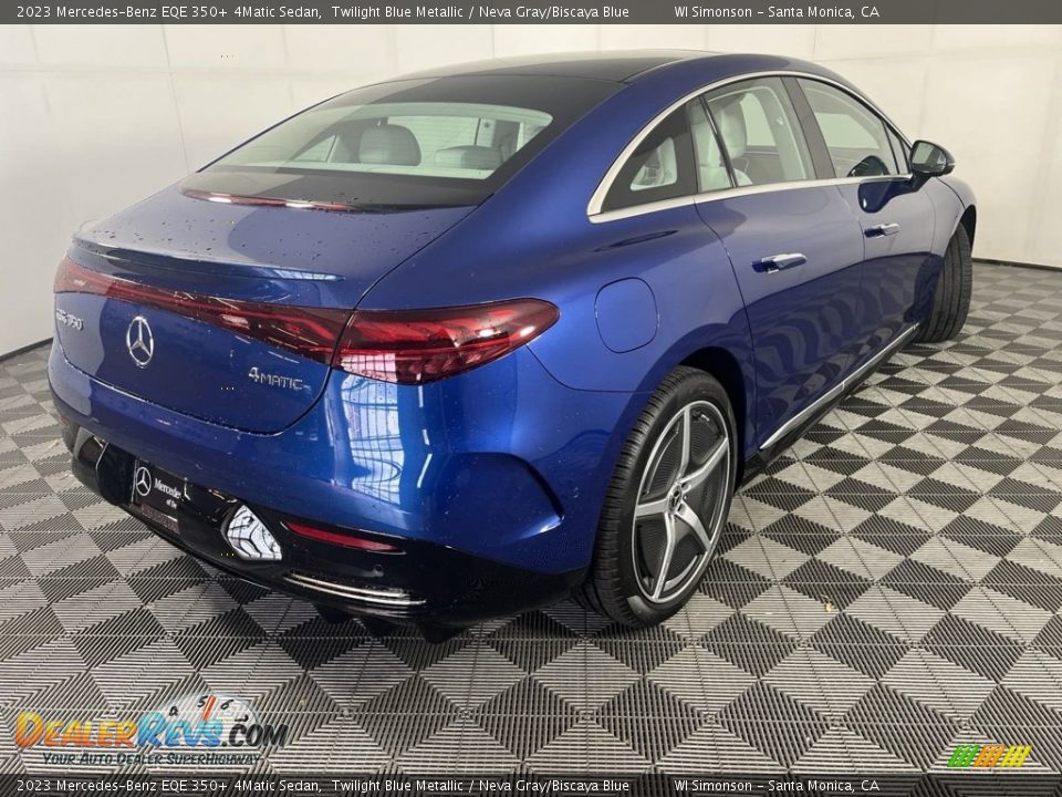 2023 Mercedes-Benz EQE 350+ 4Matic Sedan Twilight Blue Metallic / Neva Gray/Biscaya Blue Photo #22