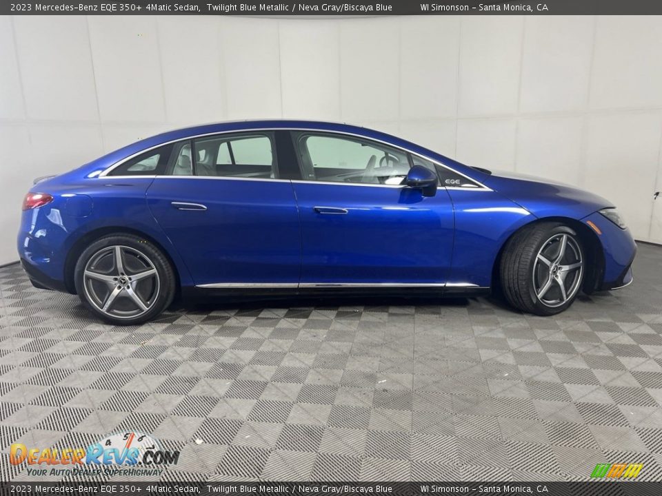 Twilight Blue Metallic 2023 Mercedes-Benz EQE 350+ 4Matic Sedan Photo #23