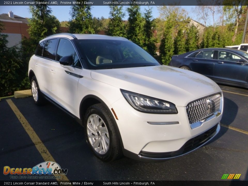 2021 Lincoln Corsair Standard AWD Pristine White / Ebony Photo #4