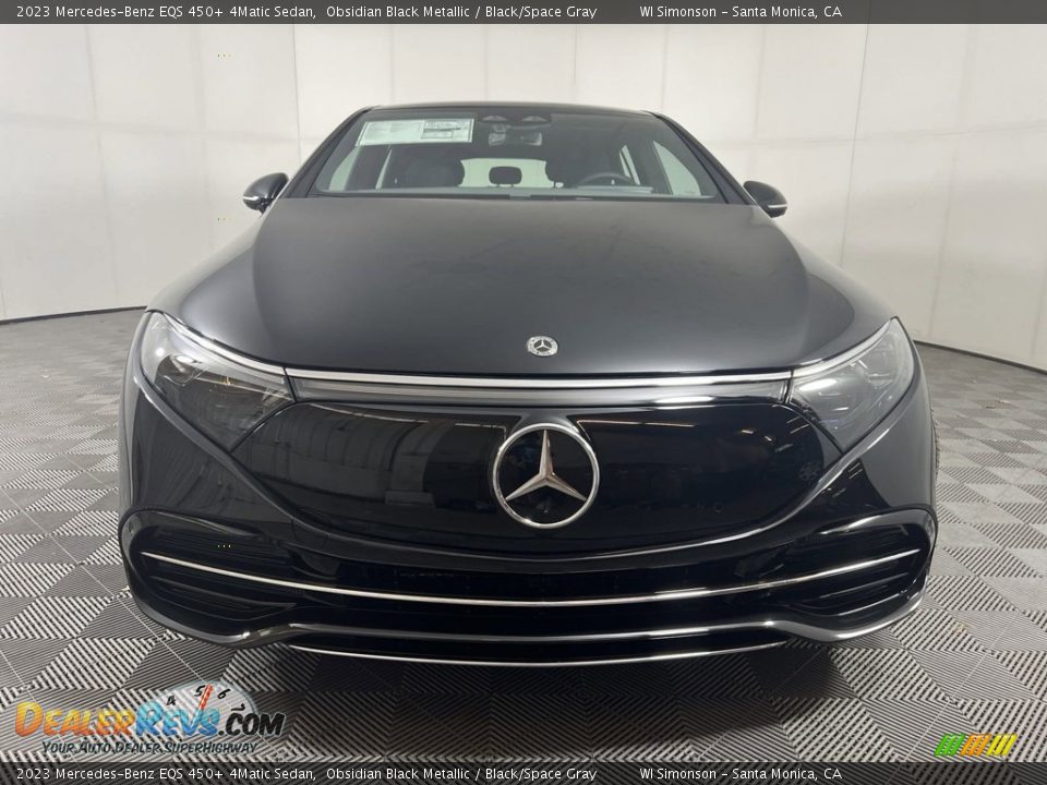 2023 Mercedes-Benz EQS 450+ 4Matic Sedan Obsidian Black Metallic / Black/Space Gray Photo #2