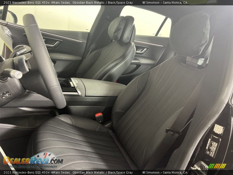 2023 Mercedes-Benz EQS 450+ 4Matic Sedan Obsidian Black Metallic / Black/Space Gray Photo #7