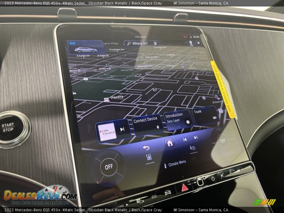 Navigation of 2023 Mercedes-Benz EQS 450+ 4Matic Sedan Photo #8