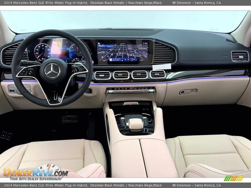 Macchiato Beige/Black Interior - 2024 Mercedes-Benz GLE 450e 4Matic Plug-In Hybrid Photo #6