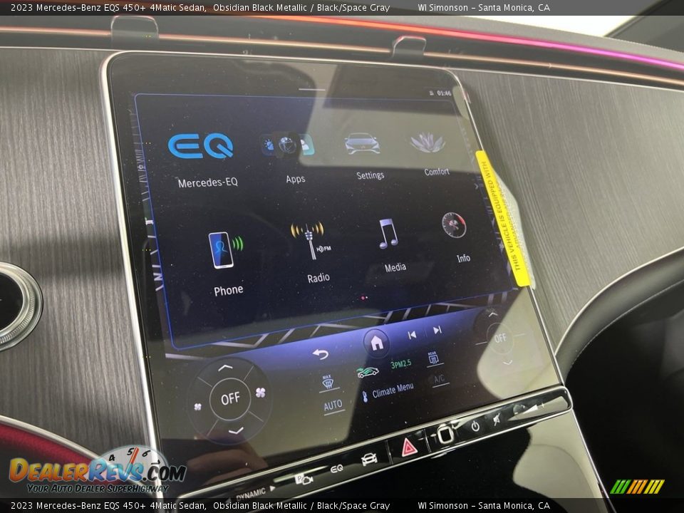 Controls of 2023 Mercedes-Benz EQS 450+ 4Matic Sedan Photo #10