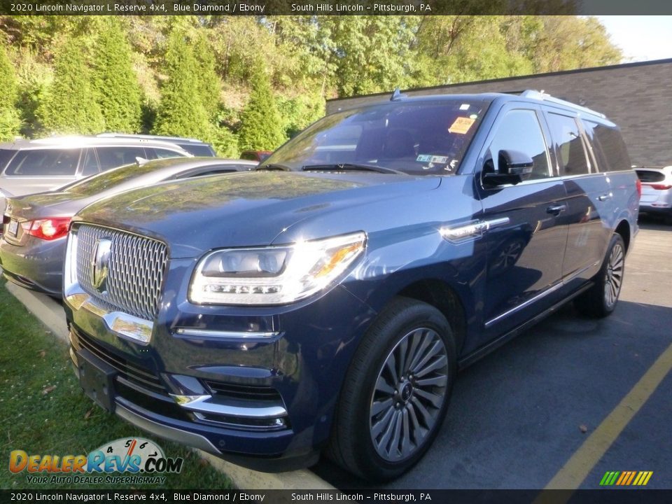 2020 Lincoln Navigator L Reserve 4x4 Blue Diamond / Ebony Photo #1