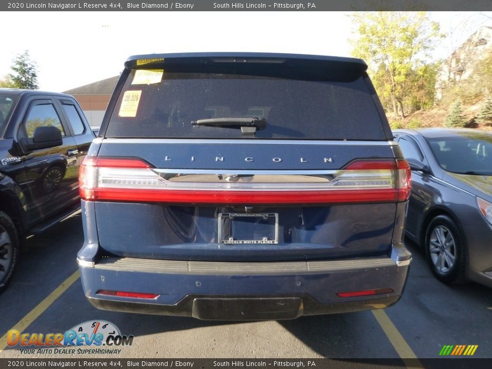 2020 Lincoln Navigator L Reserve 4x4 Blue Diamond / Ebony Photo #3