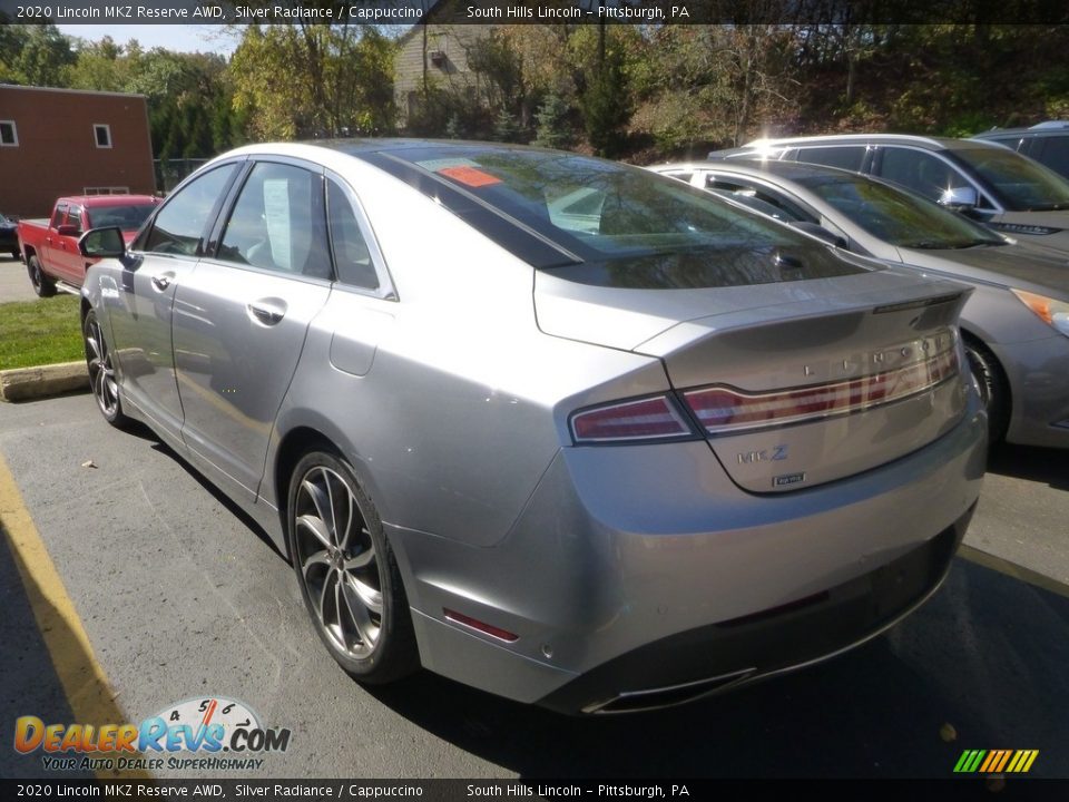 2020 Lincoln MKZ Reserve AWD Silver Radiance / Cappuccino Photo #2