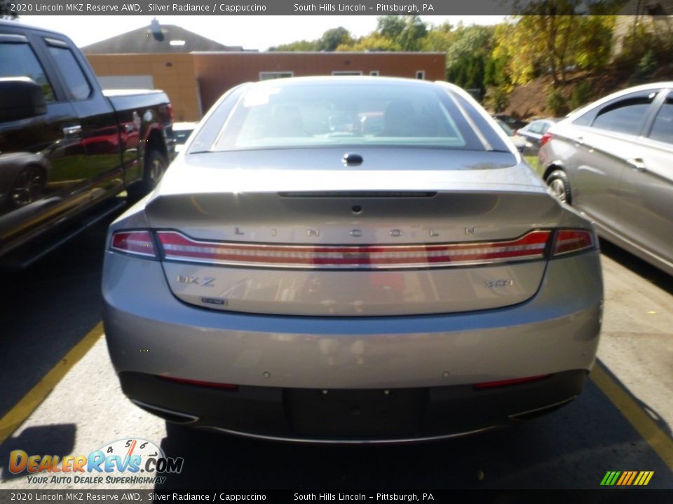 2020 Lincoln MKZ Reserve AWD Silver Radiance / Cappuccino Photo #3