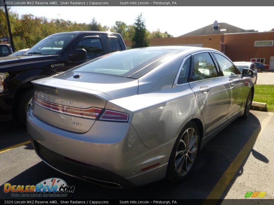2020 Lincoln MKZ Reserve AWD Silver Radiance / Cappuccino Photo #4