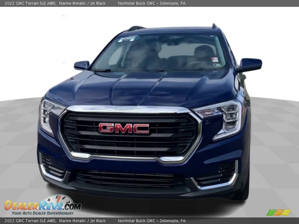 2022 GMC Terrain SLE AWD Marine Metallic / Jet Black Photo #3