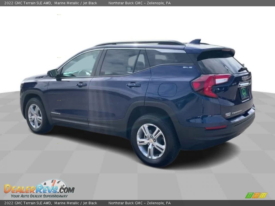 2022 GMC Terrain SLE AWD Marine Metallic / Jet Black Photo #6