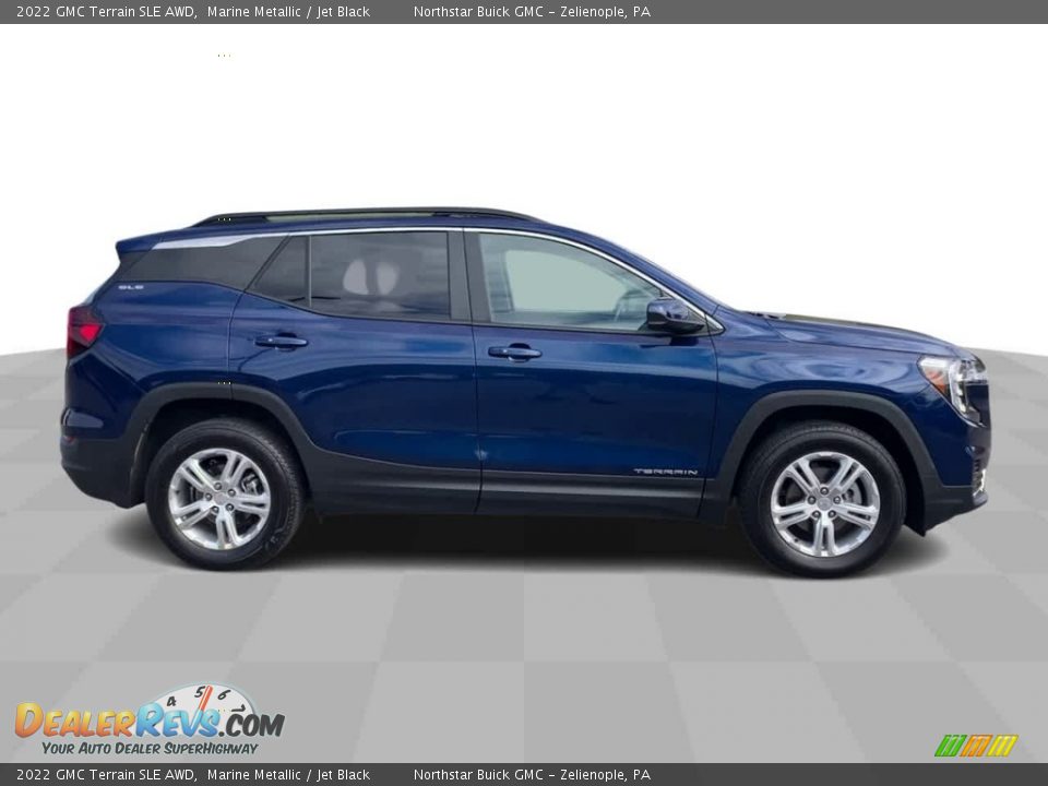 2022 GMC Terrain SLE AWD Marine Metallic / Jet Black Photo #9