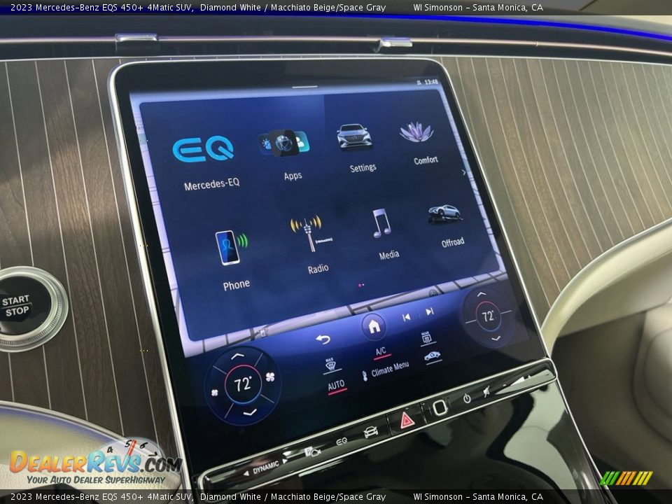 Controls of 2023 Mercedes-Benz EQS 450+ 4Matic SUV Photo #10