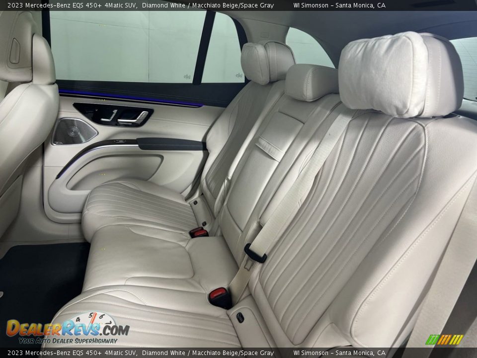 Rear Seat of 2023 Mercedes-Benz EQS 450+ 4Matic SUV Photo #15