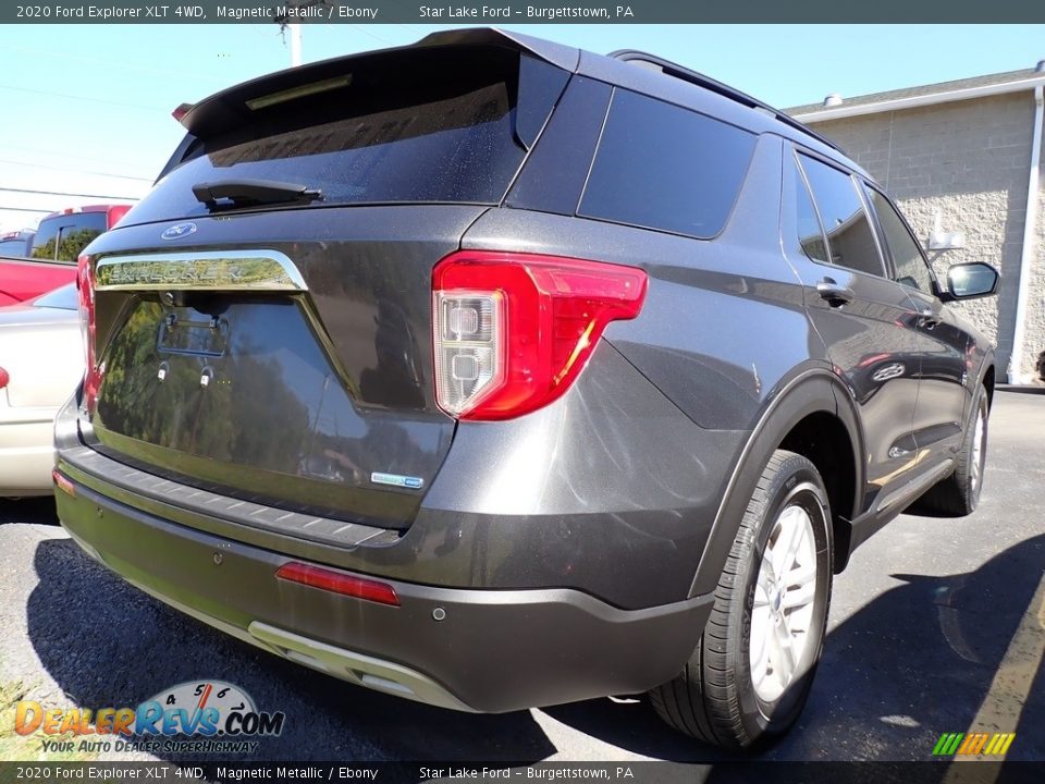 2020 Ford Explorer XLT 4WD Magnetic Metallic / Ebony Photo #3