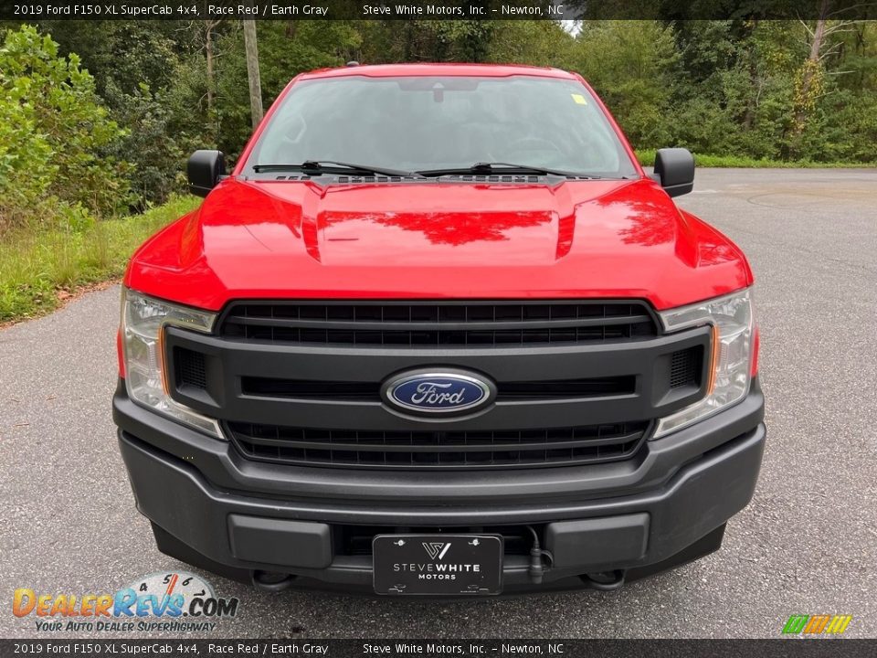 2019 Ford F150 XL SuperCab 4x4 Race Red / Earth Gray Photo #3