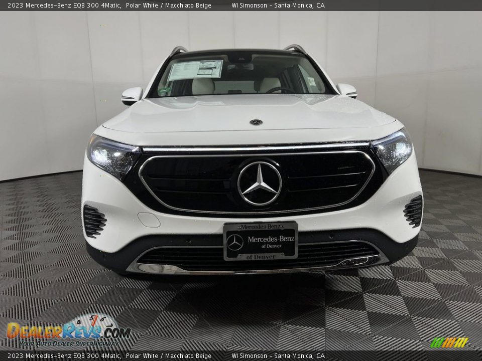 2023 Mercedes-Benz EQB 300 4Matic Polar White / Macchiato Beige Photo #2