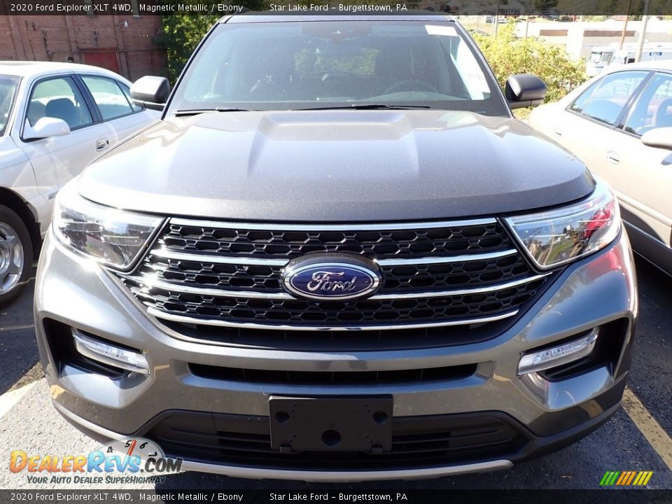 2020 Ford Explorer XLT 4WD Magnetic Metallic / Ebony Photo #5