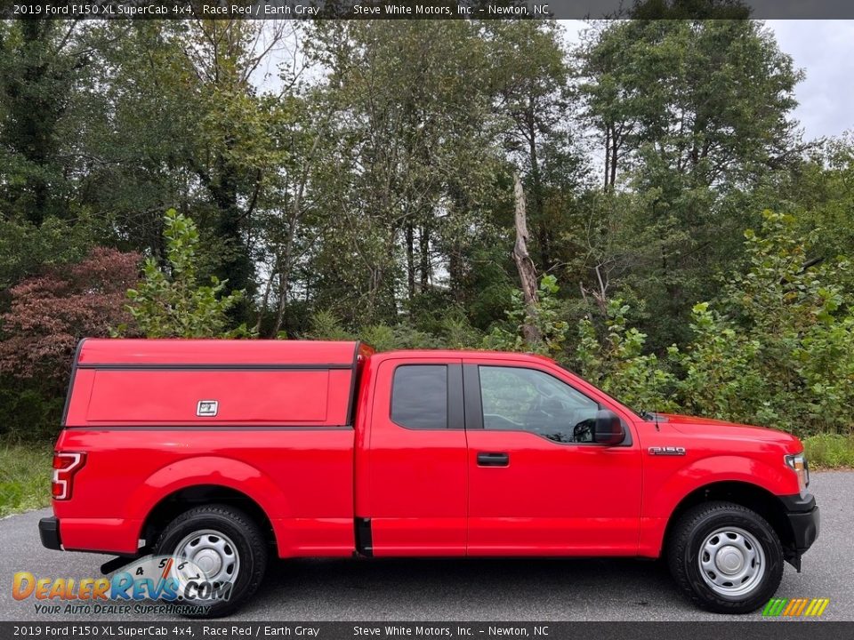 2019 Ford F150 XL SuperCab 4x4 Race Red / Earth Gray Photo #6