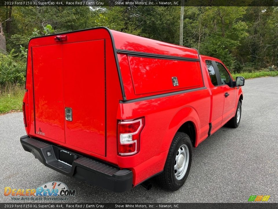 2019 Ford F150 XL SuperCab 4x4 Race Red / Earth Gray Photo #8
