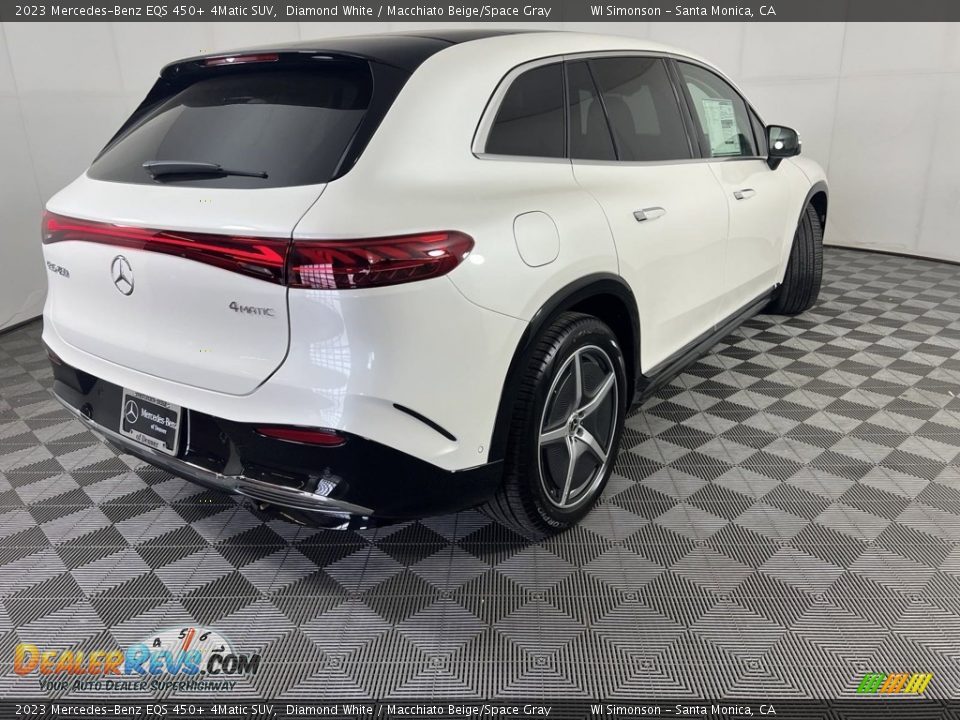 2023 Mercedes-Benz EQS 450+ 4Matic SUV Diamond White / Macchiato Beige/Space Gray Photo #22