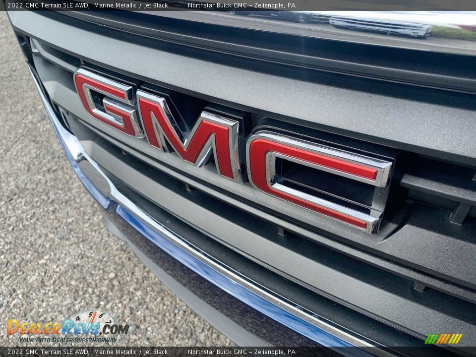 2022 GMC Terrain SLE AWD Marine Metallic / Jet Black Photo #30