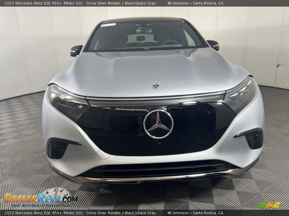 2023 Mercedes-Benz EQS 450+ 4Matic SUV Cirrus Silver Metallic / Black/Space Gray Photo #2