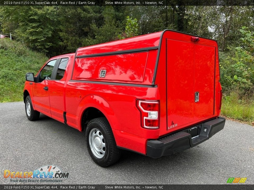 2019 Ford F150 XL SuperCab 4x4 Race Red / Earth Gray Photo #16