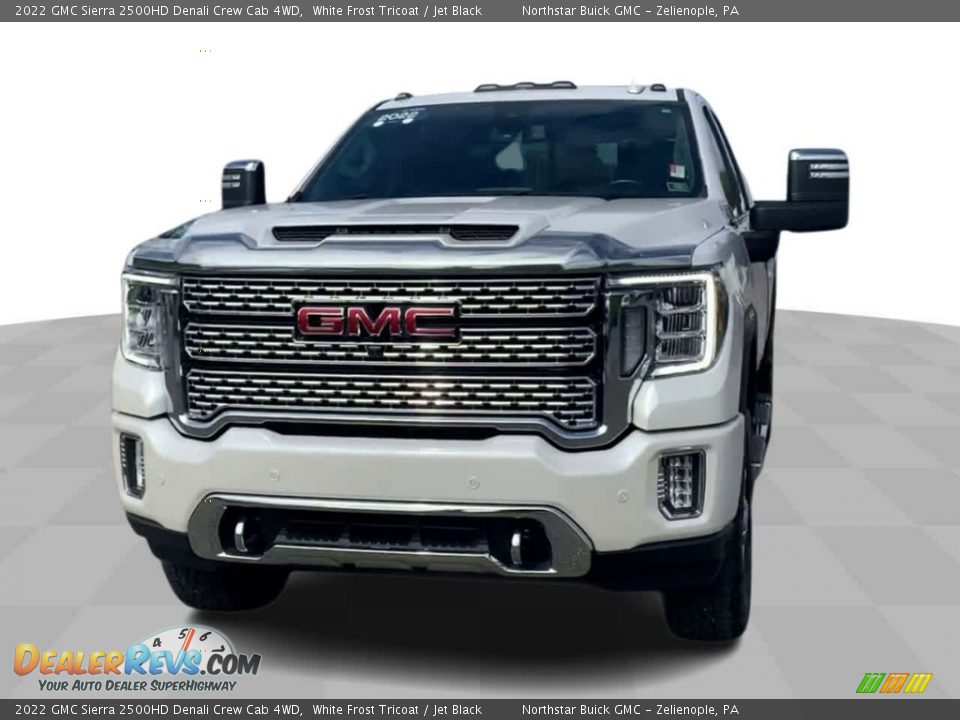 2022 GMC Sierra 2500HD Denali Crew Cab 4WD White Frost Tricoat / Jet Black Photo #3