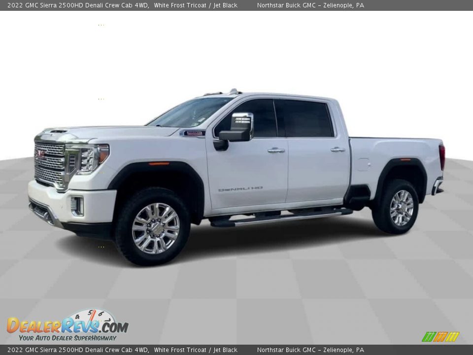 2022 GMC Sierra 2500HD Denali Crew Cab 4WD White Frost Tricoat / Jet Black Photo #4