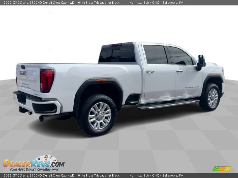 2022 GMC Sierra 2500HD Denali Crew Cab 4WD White Frost Tricoat / Jet Black Photo #8