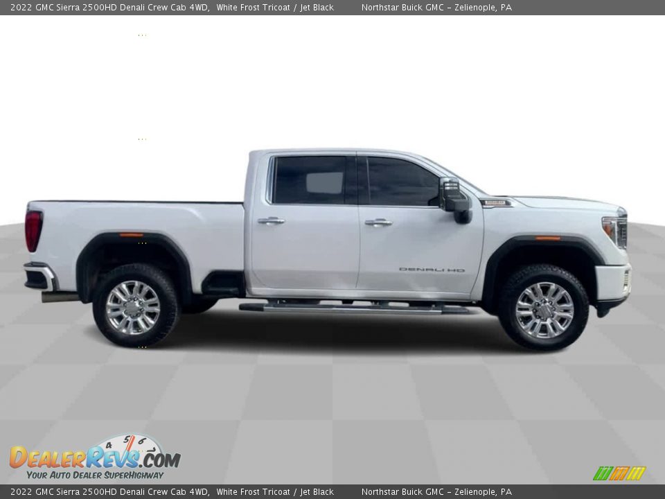 2022 GMC Sierra 2500HD Denali Crew Cab 4WD White Frost Tricoat / Jet Black Photo #9