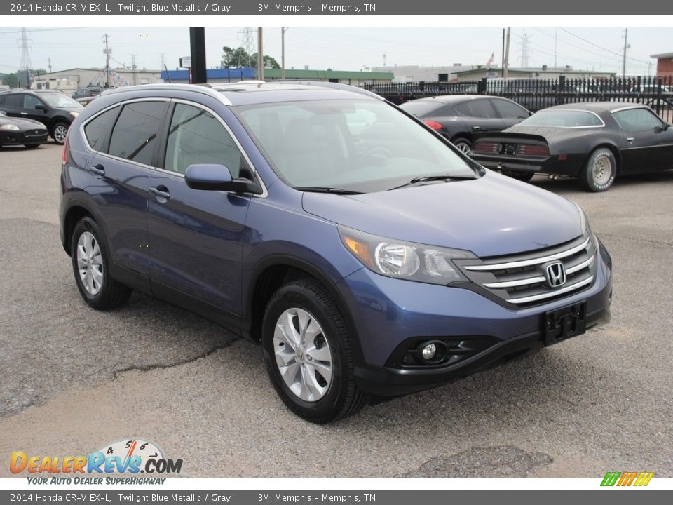 Front 3/4 View of 2014 Honda CR-V EX-L Photo #7