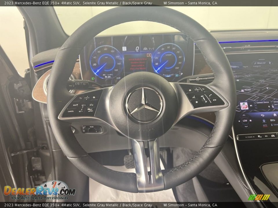 2023 Mercedes-Benz EQE 350+ 4Matic SUV Selenite Gray Metallic / Black/Space Gray Photo #12