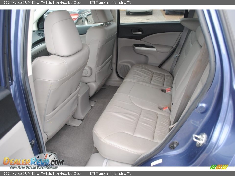 2014 Honda CR-V EX-L Twilight Blue Metallic / Gray Photo #21