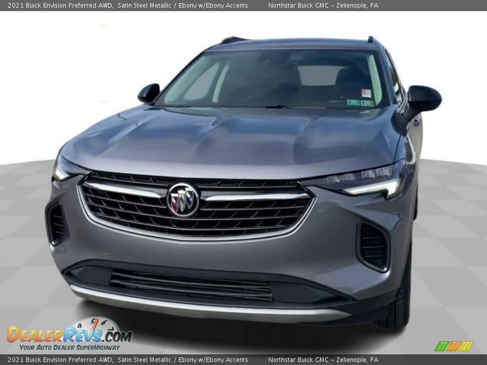 2021 Buick Envision Preferred AWD Satin Steel Metallic / Ebony w/Ebony Accents Photo #3