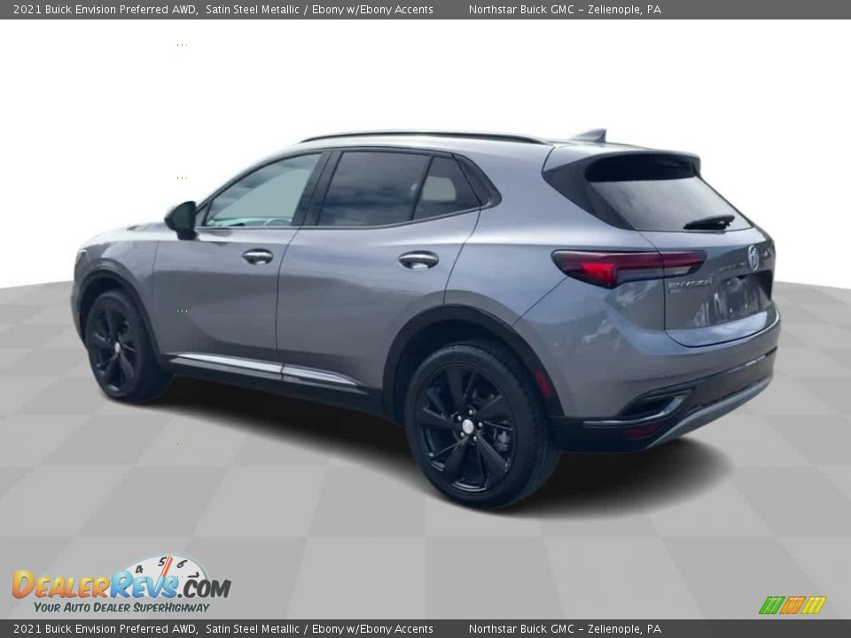 2021 Buick Envision Preferred AWD Satin Steel Metallic / Ebony w/Ebony Accents Photo #6