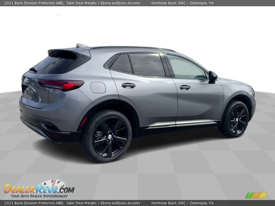 2021 Buick Envision Preferred AWD Satin Steel Metallic / Ebony w/Ebony Accents Photo #8