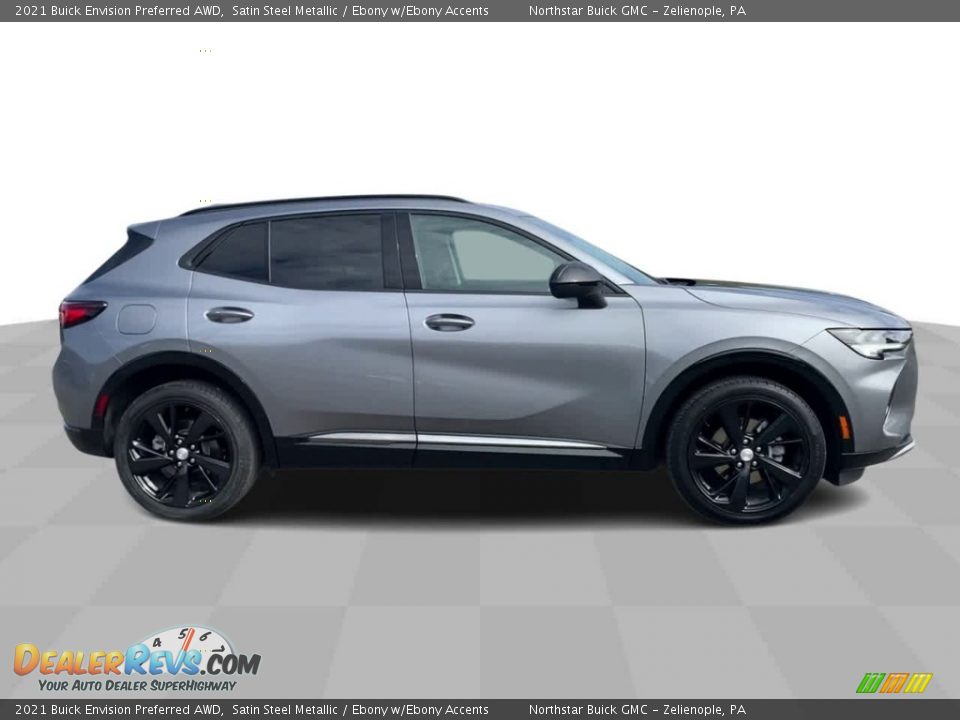 2021 Buick Envision Preferred AWD Satin Steel Metallic / Ebony w/Ebony Accents Photo #9