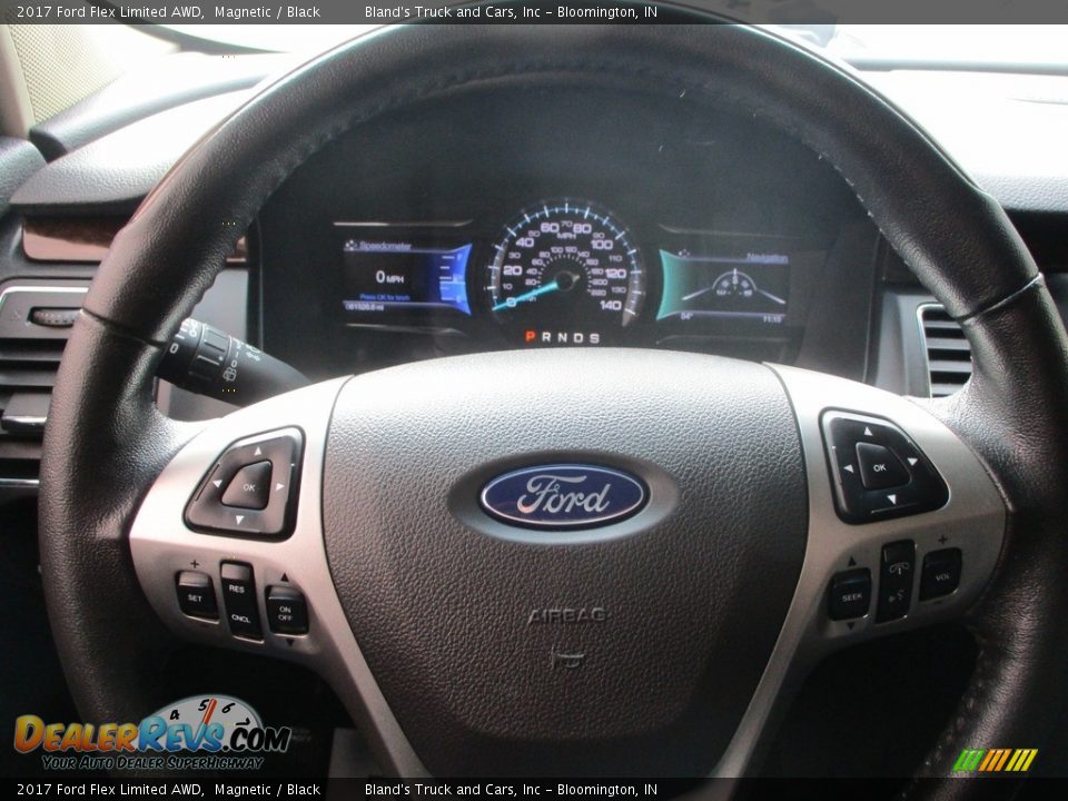 2017 Ford Flex Limited AWD Steering Wheel Photo #13