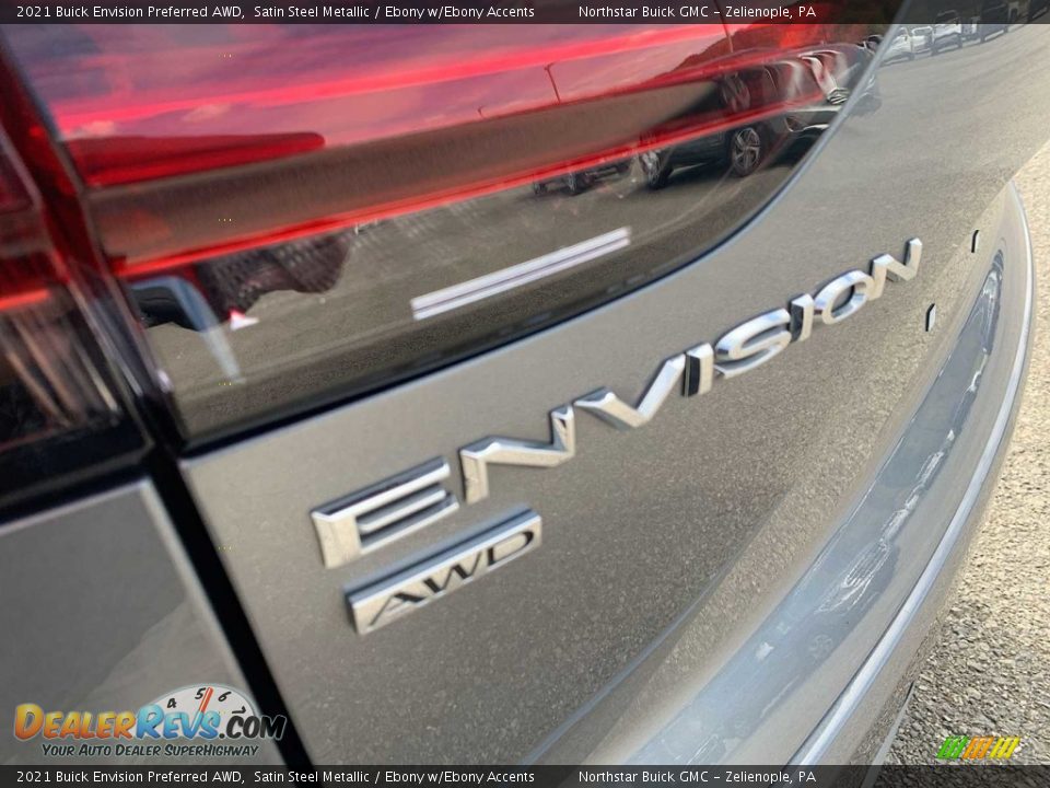 2021 Buick Envision Preferred AWD Satin Steel Metallic / Ebony w/Ebony Accents Photo #29