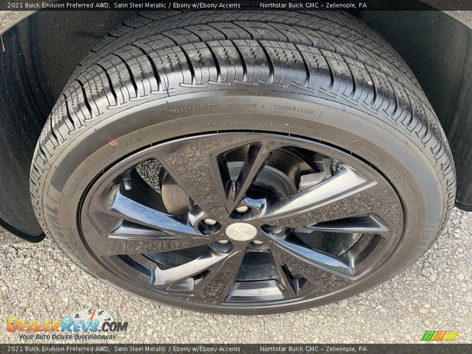 2021 Buick Envision Preferred AWD Satin Steel Metallic / Ebony w/Ebony Accents Photo #31