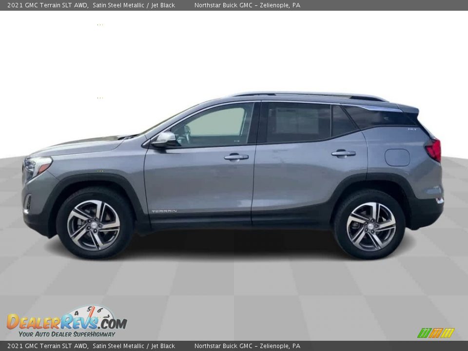 2021 GMC Terrain SLT AWD Satin Steel Metallic / Jet Black Photo #5