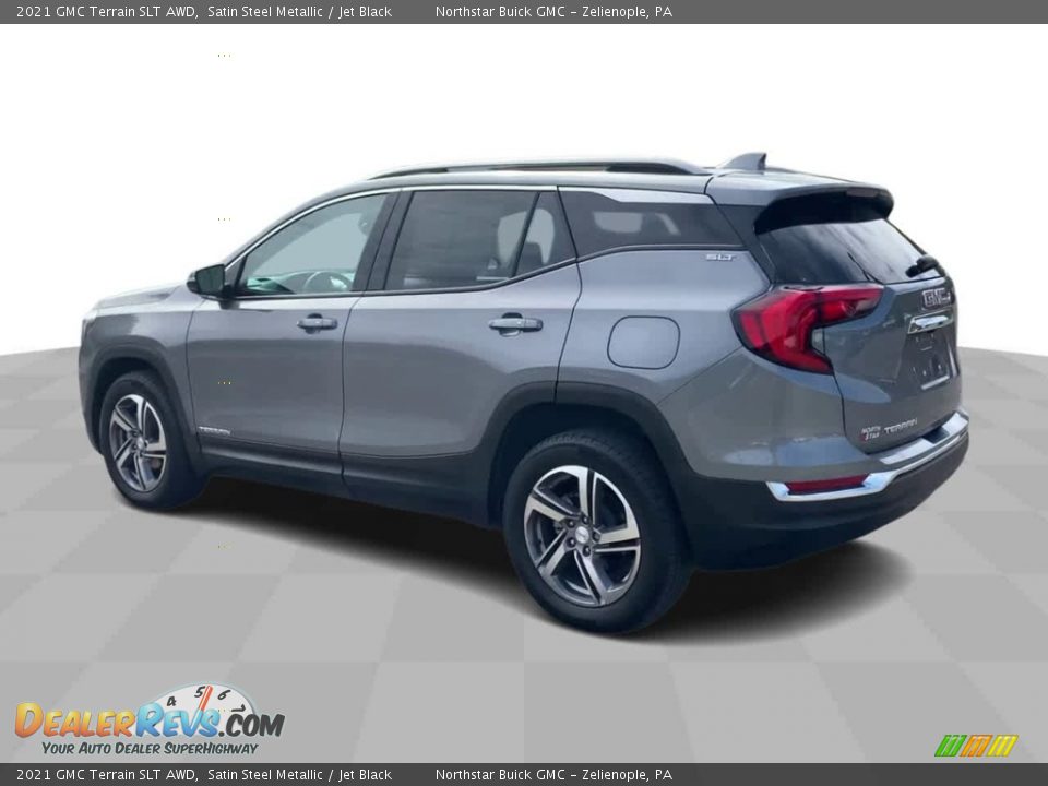 2021 GMC Terrain SLT AWD Satin Steel Metallic / Jet Black Photo #6