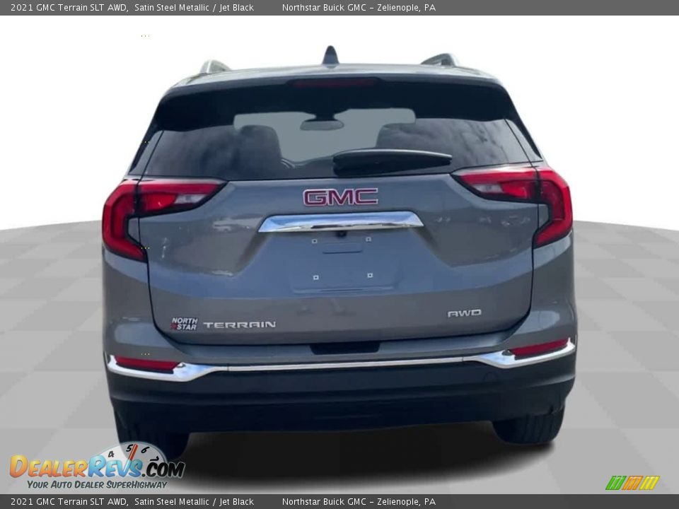 2021 GMC Terrain SLT AWD Satin Steel Metallic / Jet Black Photo #7