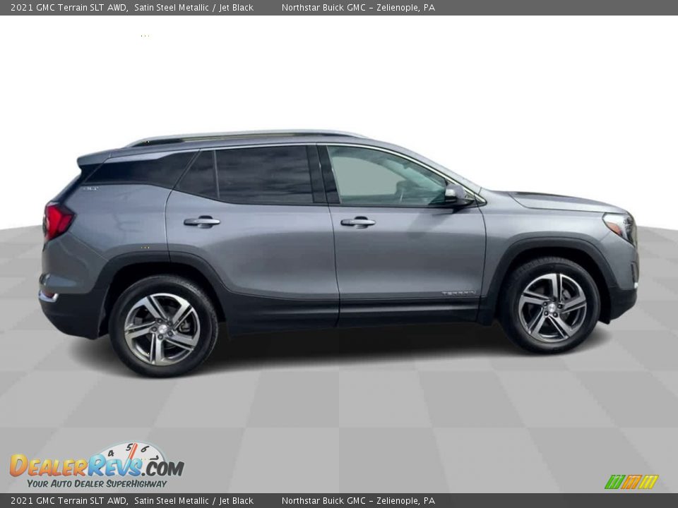 2021 GMC Terrain SLT AWD Satin Steel Metallic / Jet Black Photo #9