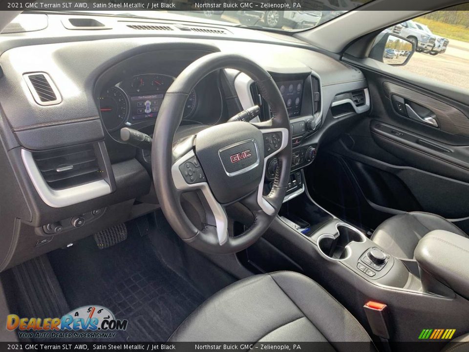 2021 GMC Terrain SLT AWD Satin Steel Metallic / Jet Black Photo #10