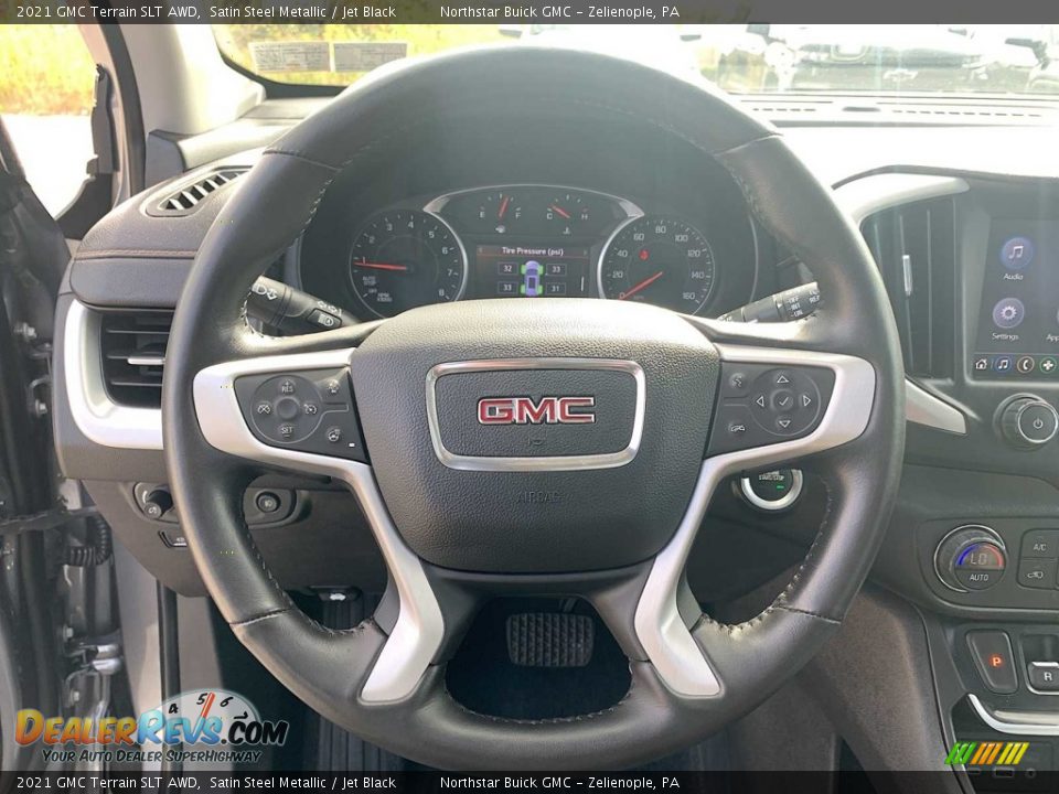 2021 GMC Terrain SLT AWD Satin Steel Metallic / Jet Black Photo #11