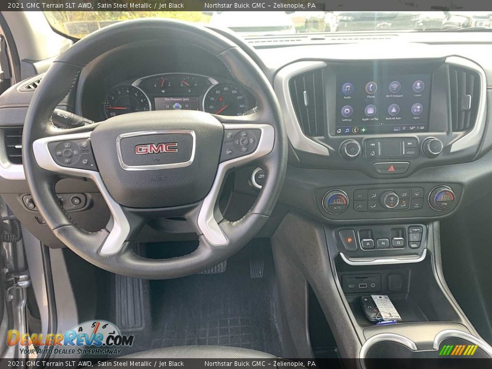 2021 GMC Terrain SLT AWD Satin Steel Metallic / Jet Black Photo #20