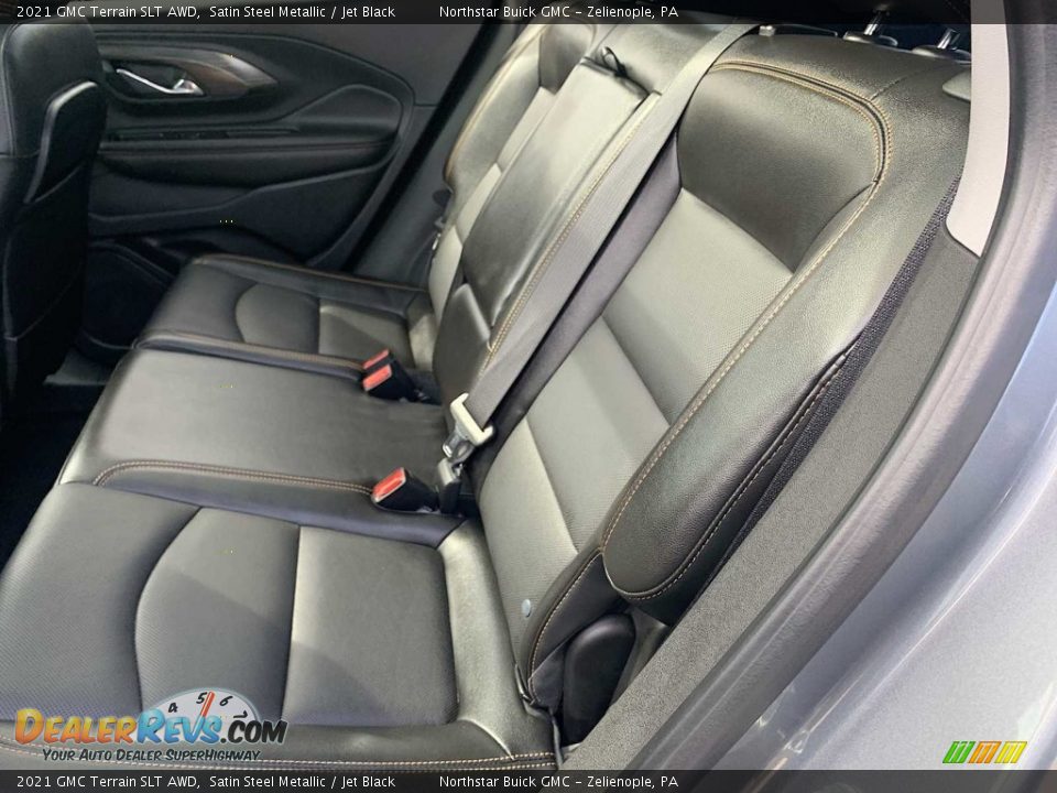 Rear Seat of 2021 GMC Terrain SLT AWD Photo #24